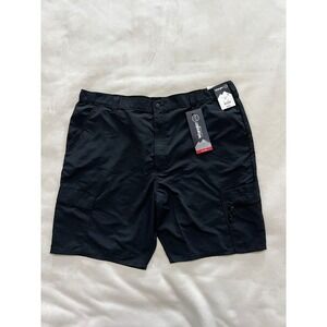 Wrangler ATG All Terrain Gear Men's Black Peak Shorts Size 44 Cargo Zip Pockets